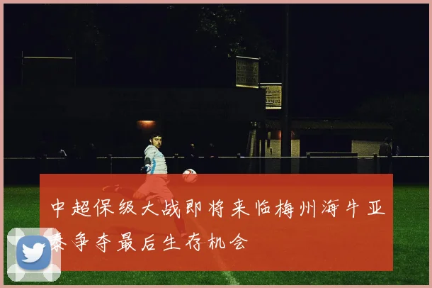中超保级大战即将来临梅州海牛亚泰争夺最后生存机会