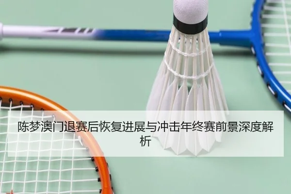 陈梦澳门退赛后恢复进展与冲击年终赛前景深度解析